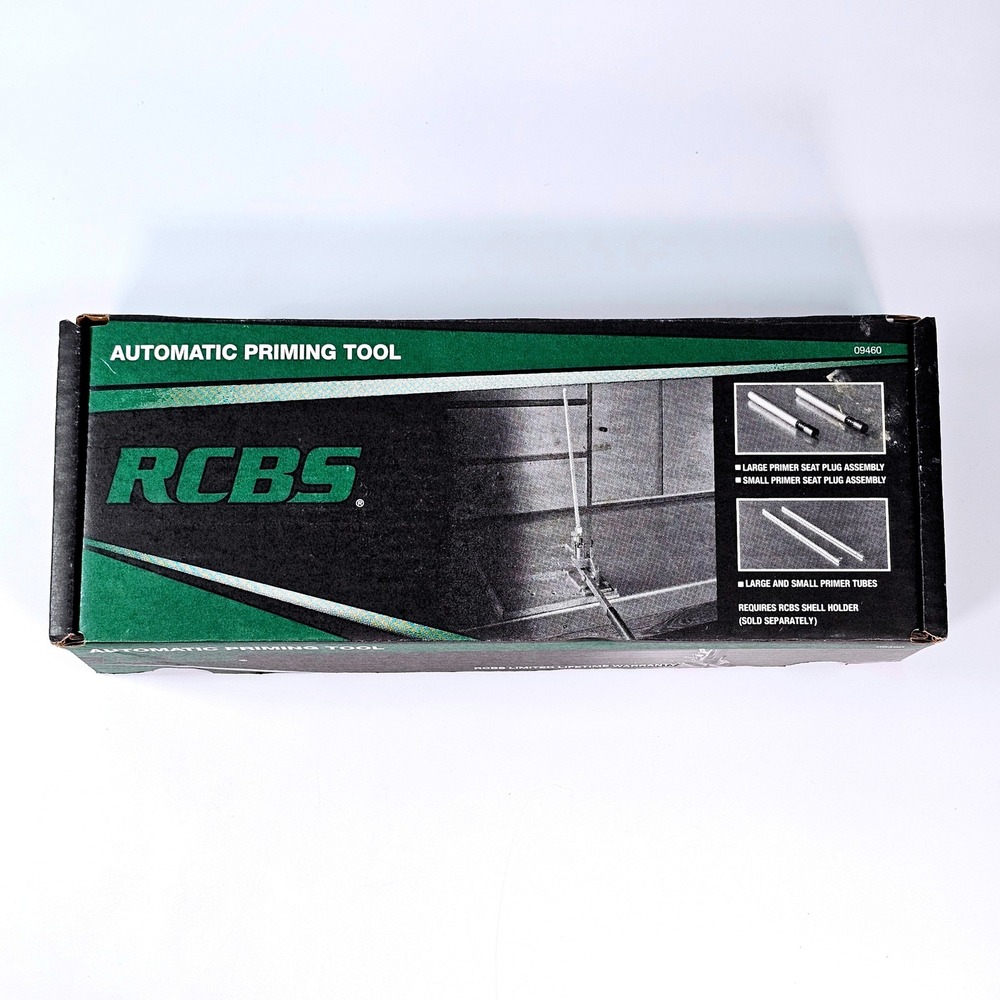 RCBS Automatic Priming Tool 09460 for Reloading with Large and Small Tubes